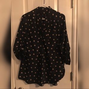 Mod Cloth Polka Dot Tunic